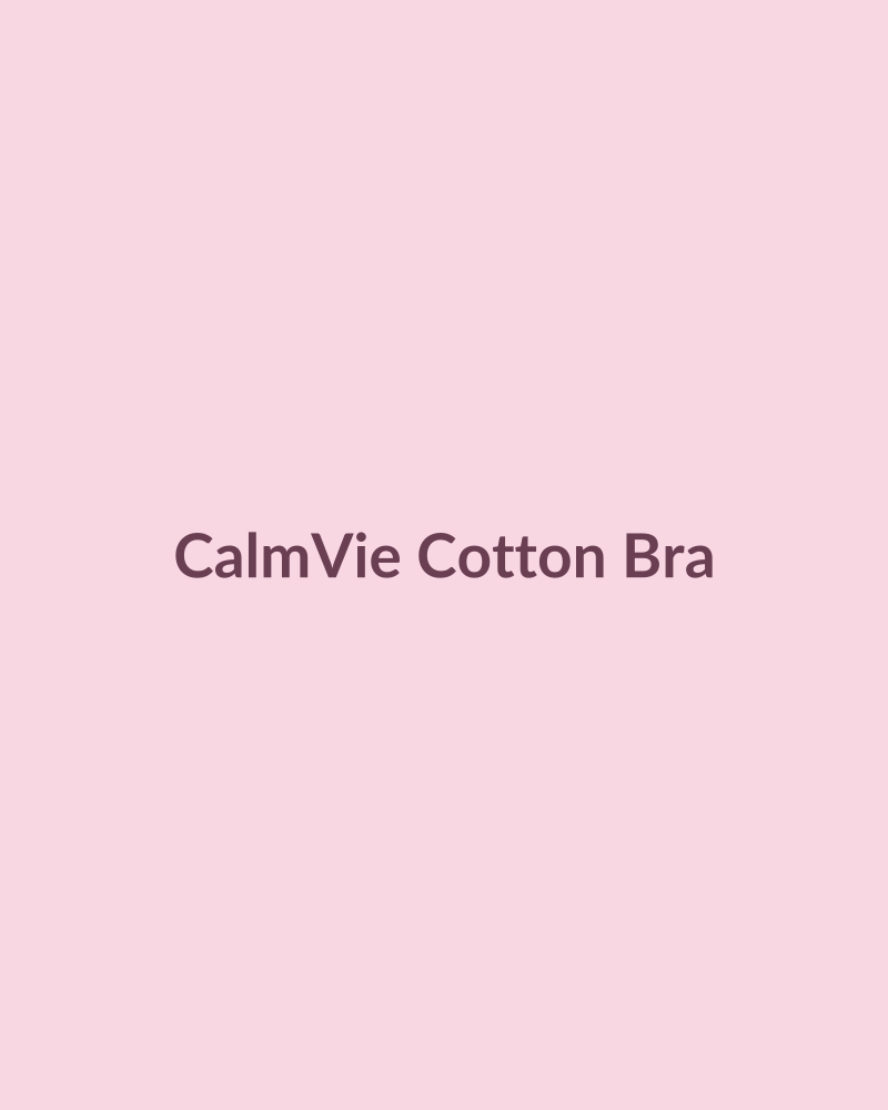 CalmVie Cotton Comfort Wire-Free Bra